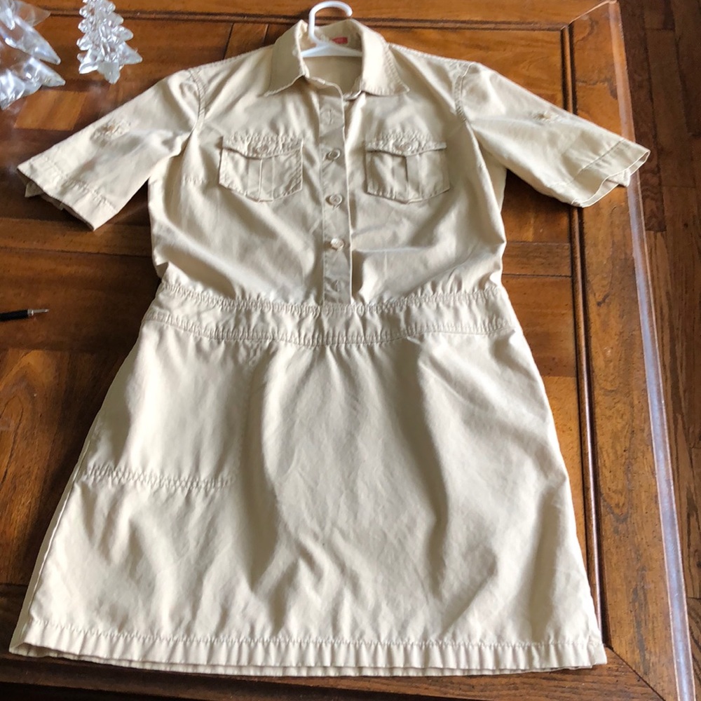 Jcrew shirt dress 100 percent cotton